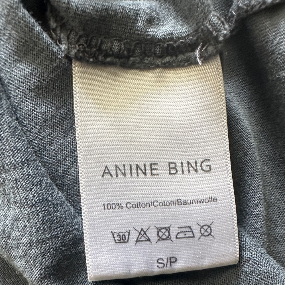 Anine Bing Vintage Bing Cotton-Jersey T-Shirt - Picture 9 of 10